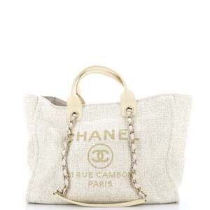 Chanel Deauville Tote Raffia With #241239C45B